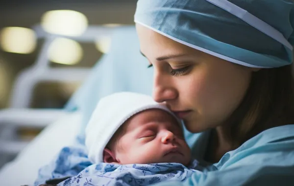 أم تحتضن وليدها -مصدر الصورة: Freepik