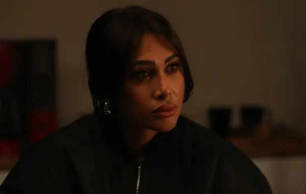 إنجي كيوان من احدى مشاهد مسلسل  