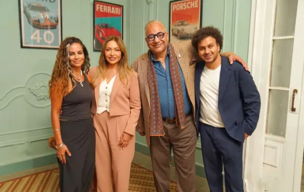 أبطال فيلم "ابن مين فيهم" -الصورة من المركز الإعلامي للفيلم