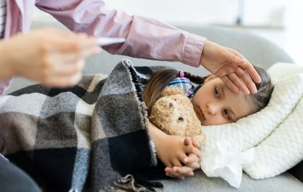 صورة طفل مريض