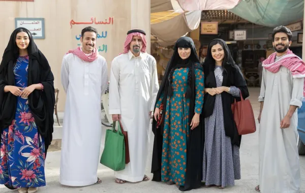 فريق شارع الأعشى- الصورة من حساب أميرة الشريف على الانستغرام