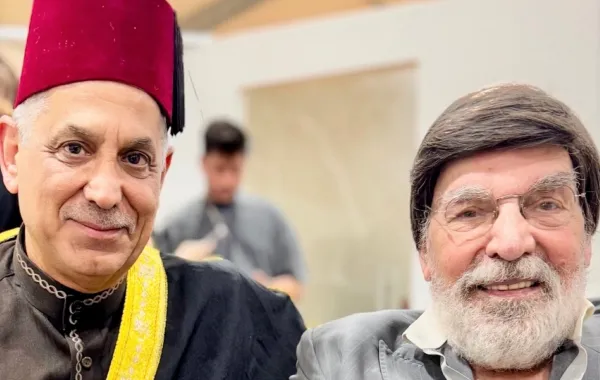 ياسر العظمة وعارف الطويل- الصورة من حساب عارف على الانستغرام