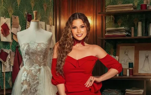 باميلا الكيك على بوستر مسلسل لوبي الغرام - الصورة من صفحتها على إنستغرام انستغرام