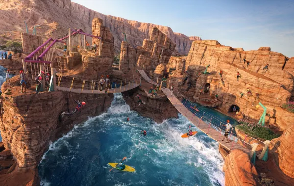 أكواريبيا مدينة القدية تكشف عن 22 لعبة مائية 