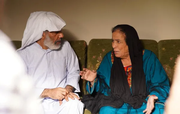 إبراهيم الحساوي وحياة الفهد -الصورة من المصدر