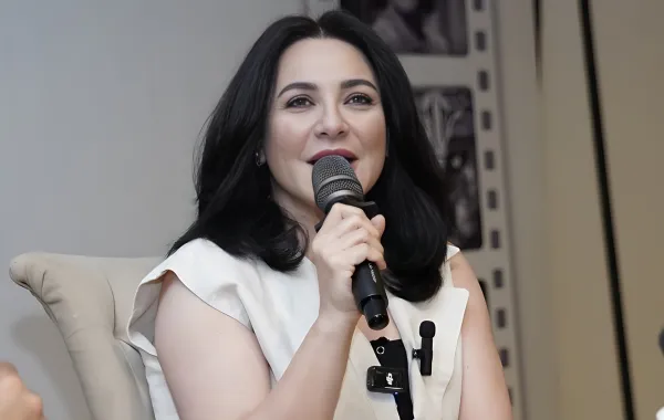 سلاف فواخرجي - الصورة من المكتب الإعلامي لمهرجان أسوان