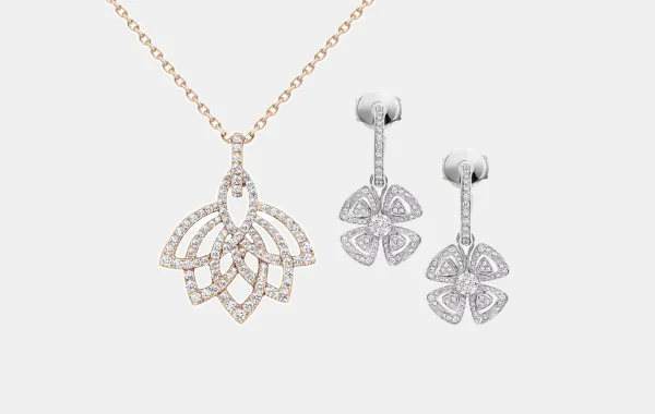 سحر الزهور في المجوهرات الراقية