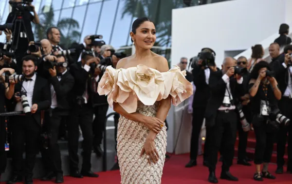أنوشكا شارما Anushka Sharma في مهرجان كان السينمائي 2023. مصدر الصورة: Patricia DE MELO MOREIRA / AFP