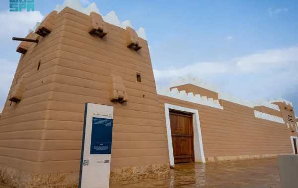 يعد مركز قبة محطة تاريخية للقوافل وموقع متجدد على خارطة التنمية - (الصورة من واس)