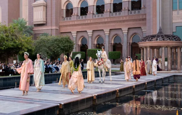 العرض الختامي التراثي -الصورة من المصمم جو شليطا 
