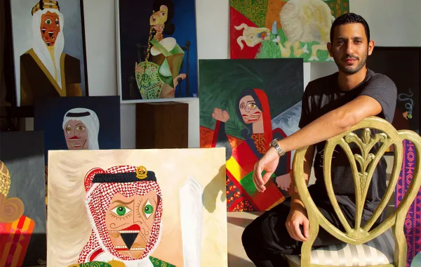 الفنان التشكيلي السعودي فيصل الخريجي