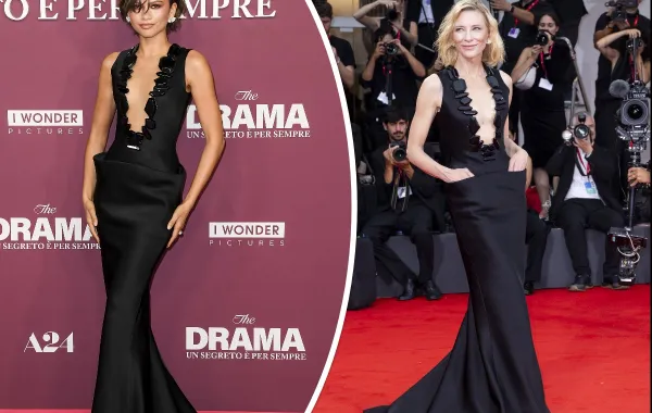 إطلالات متشابهة للنجمتين زندايا Zendaya وكيت بلانشيت Cate Blanchett - الصور من دار جيورجيو أرماني
