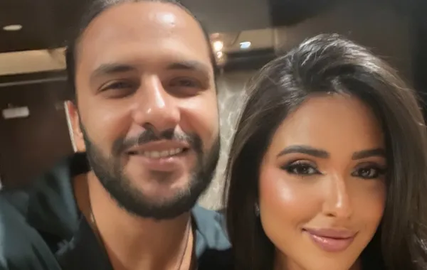 آية سماحة وزوجها محمد السباعي