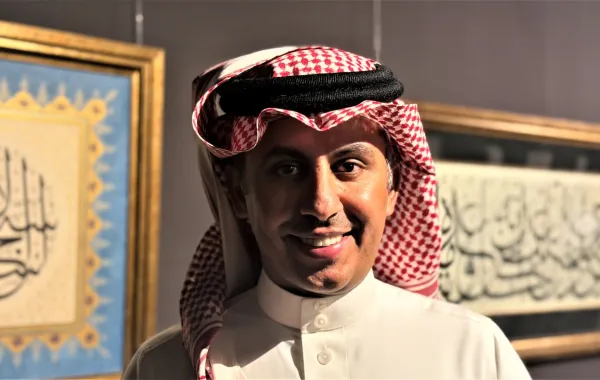 الخطاط السعودي فهد المجحدي