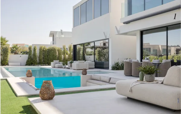 جلسة خارجية من تصميم المهندسة رشا خطار 