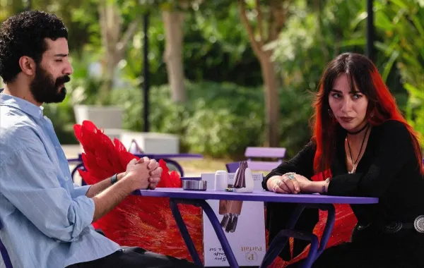 سارة طيبة ويعقوب الفرحان من فيلم مسألة حياة أو موت
