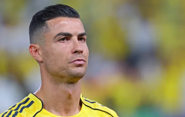 كريستيانو رونالدو في الرياض- Cristiano Ronaldo in riyadh. مصدر الصورة Fayez NURELDINE / AFP