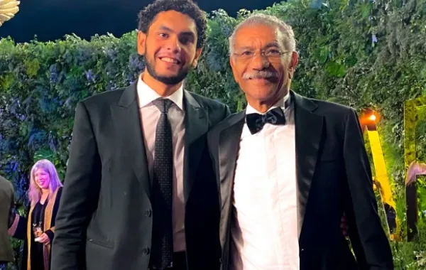 سيد رجب وابنه زياد- الصورة من حساب الأخير على إنستغرام