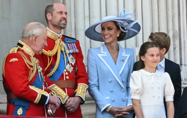 كيت ميدلتون في حفل Trooping The Color  في لندن-  (مصدر الصورة JUSTIN TALLIS / AFP)