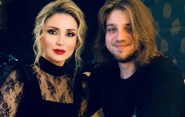نورا رحال ونجلها - الصورة من صفحة نقابة الفنانين في سوريا