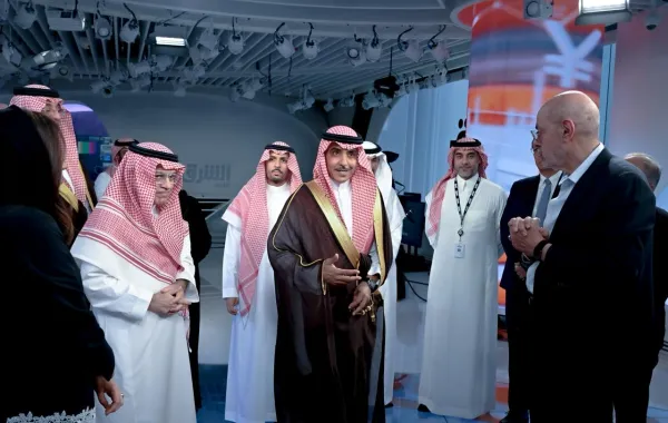 وزير الإعلام السعودي يزور المقر الجديد للمجموعة السعودية للأبحاث والإعلام واستوديوهات "شبكة الشرق" في مركز الملك عبدالله المالي (كافد)