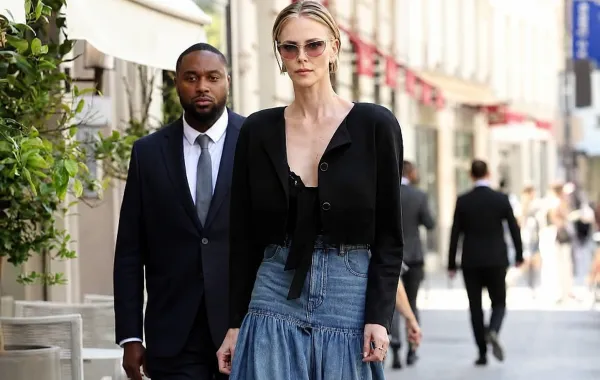تشارليز تيرون Charlise Theron في باريس -الصورة من دار كلوي Chloe