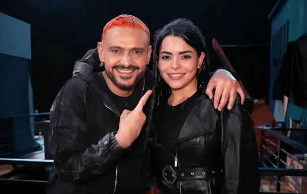 أسماء جلال مع رامز جلال - الصورة من حساب رامز على إنستغرام