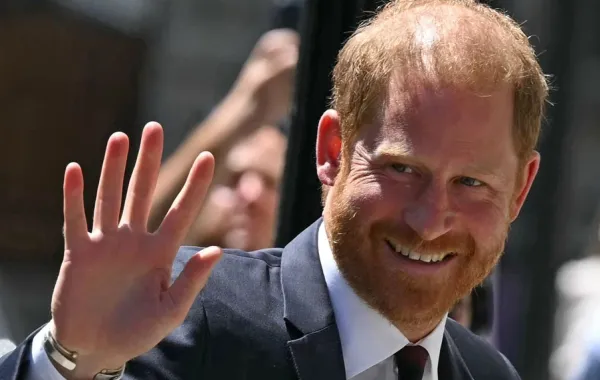 الأمير هاري في تشاتام هاوس بوسْط لندن (Prince Harry at Chatham House in central London). مصدر الصورة: JUSTIN TALLIS / AFP