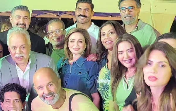 جانب من اجتماع نقابة المهن التمثيلية- الصورة من حساب إلهام شاهين على إنستغرام