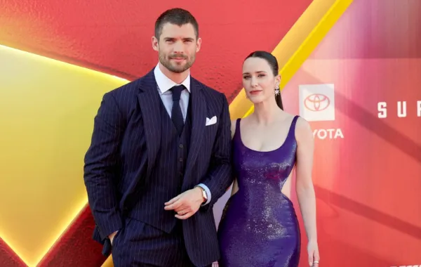 David Corenswet and Rachel Brosnahan من العرض الأول لفيلم سوبرمان - Photo by Maya Dehlin Spach / GETTY IMAGES NORTH AMERICA / Getty Images via AFP