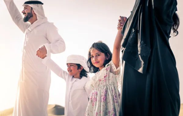 صورة أسرة عربية