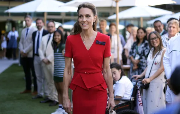 الأميرة كيت ميدلتون Kate Middleton (مصدر الصورة: Andrew Matthews / POOL / AFP)