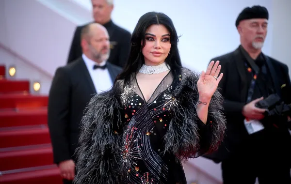 هيفاء وهبي على سجادة مهرجان كان السينمائي 2026 ( مصدر الصورة:  Kristy Sparow/Getty Images)