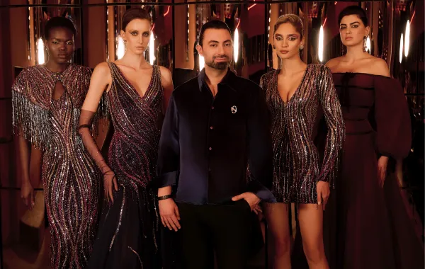 تصاميم من مجموعة Disco Queen للمصمم نجا سعادة لموسم خريف وشتاء 2026 - 2027  