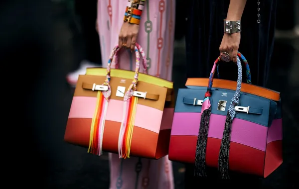 حقائب من هيرميس Hermes- مصدر الصورة Launchmetrics/Spotlight ©