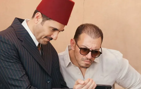  كواليس فيلم فرقة الموت- الصورة من حساب صلاح الجيهيني على إنستغرام
