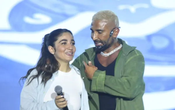 أحمد سعد وابنته جودي من الحفل