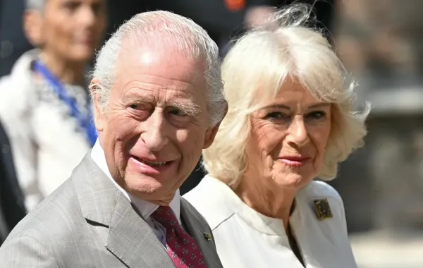 الملك تشارلز والملكة كاميلا في إيطاليا (King Charles and Queen Camilla in Italy). مصدر الصورة: Paul ELLIS / AFP