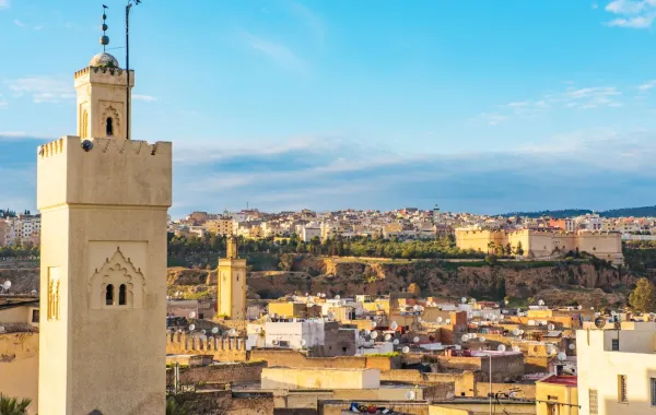 إطلالة بانورامية على المدينة القديمة مع جامع القرويين