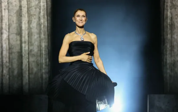 حفل سيلين ديون Celine Dion في باريس. مصدر الصورة:  THOMAS SAMSON / AFP