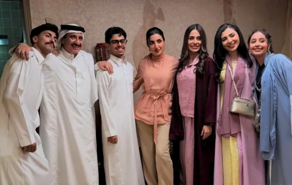 أبطال مسلسل سندس3- الصورة من حساب إلهام علي على الانستغرام