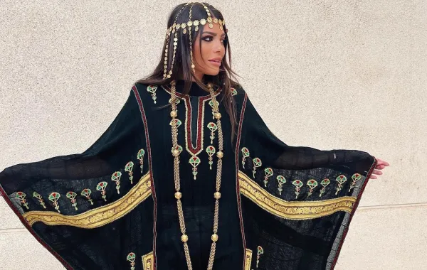 مجوهرات تراثية  لليوم الوطني السعودي- الصورة من حساب العنود بدر على انستغرام