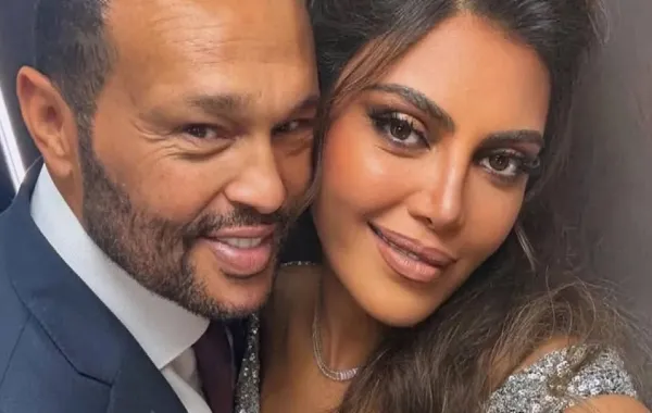 ريهام حجاج وزوجها محمد حلاوة- الصورة من صفحة ريهام على فيس بوك