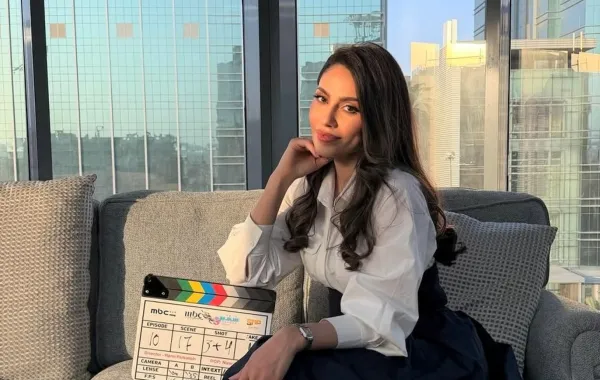 من كواليس مسلسل سندس 3- الصورة من حساب إلهام علي على الانستغرام