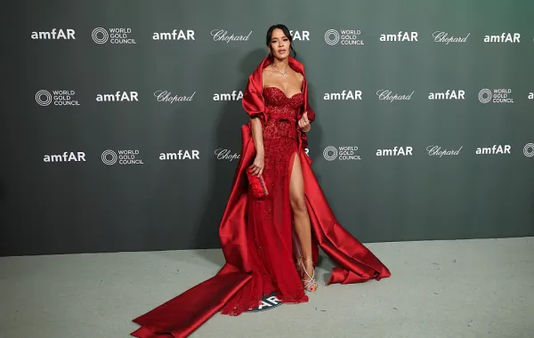 ليلى بن خليفة في حفل أمفار 2026- (مصدر الصورة  Aurore Marechal/Getty Images for amfAR)
