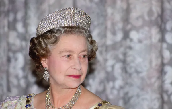 الملكة إليزابيث الثانية Queen Elizabeth II، الصور التقطت عام 1990 في أيسلندا(مصدر الصورة:Tim Graham Photo Library via Getty Images)