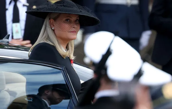 الملكة ميت ماريت في أوسلو (Queen Mette-Marit in Oslo). مصدر الصورة: Odd ANDERSEN / AFP