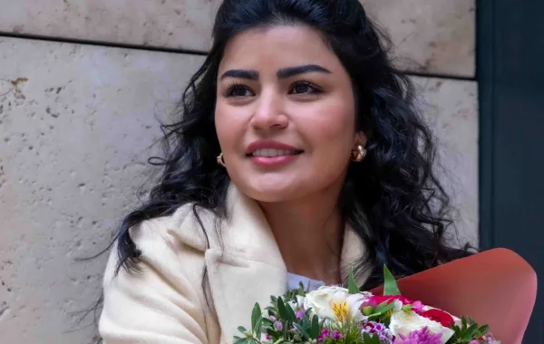 ميلا الزهراني من مسلسل أحلى نصيب. الصورة من المركز الاعلامي لـ إم بي سي وشاهد