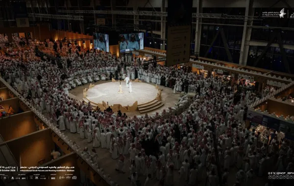 بيع 3 صقور منغولية بأكثر من مليون ريال في معرض الصقور والصيد السعودي 2026 - مصدر الصورة: الحساب الرسمي لمعرض الصقور والصيد السعودي الدولي على منصة إكس