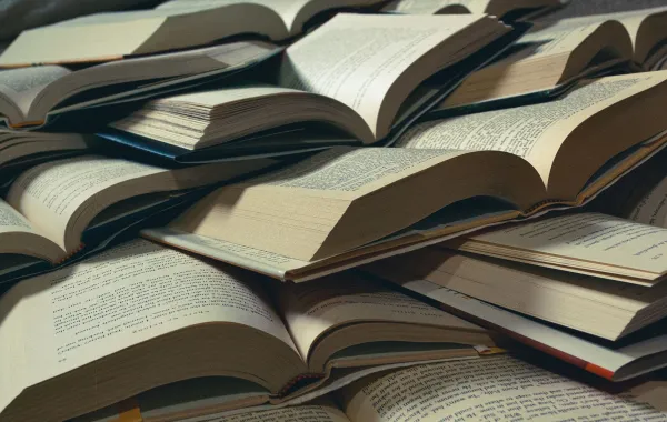 حشرات السمك الفضي وقمل الكتب وعث الكتب تتغذى من أوراق الكتب